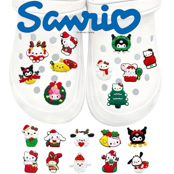 ❄️ Sanrio Christmas Shoe Charm 20pc Set - Picture 1 of 2